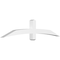 Ekena Millwork Bellingham Architectural Grade PVC Gable Bracket, 72"W x 15"H x 4"D x 4"F, 5/12 Pitch GBP072X15X0404BEL00 - alternate 1